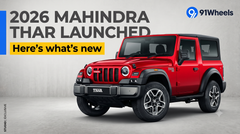 2026 Mahindra Thar Launched - Here's what's new!